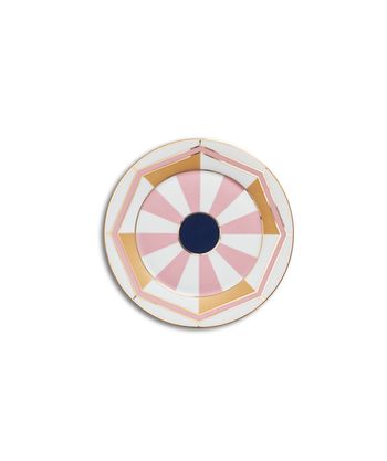Reflections Copenhagen - Plate - Alvares Breadplate - Gold / Marine / Pink