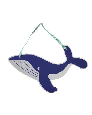 Rice - Specchio per bambini - Kids Acrylic Mirror In Whale - Blue