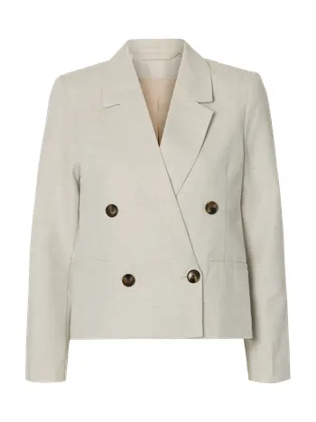 Selected Femme - Blazer - SLFVenja Sun LS Short Blazer - Nomad