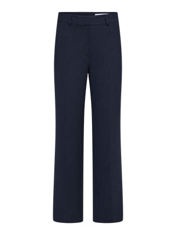 Selected Femme - Kalhoty - SLFRita MW Wide Pant NOOS - Dark Sapphire Melange