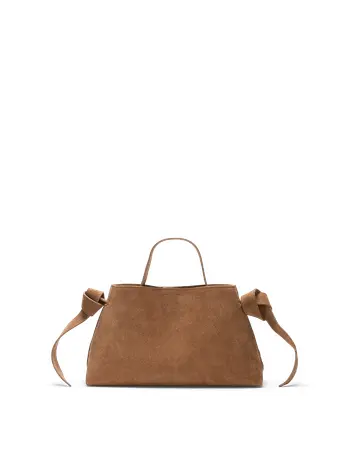 Selected Femme - Handbag - SLFStella Mini Suede Bag - Tan