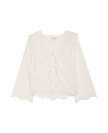 Sissel Edelbo - Blusa - Elly Top - Snow White