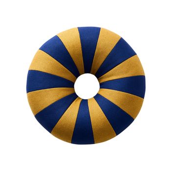 Studio About - Pude - Float Pillow - FLOAT PILLOW, DARK BLUE/OCHRE