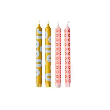 Studio About - Bougies - Candles / By Mikkel Lang Mikkelsen - Ochre/Rose