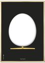 Brainchild - Poster - Design Sketch Egg Poster - Black - No Frame