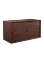 dk3 - Reolsystem - System Cado - Cabinet w/ 2 Sliding Doors In Wood / Oak - Oil