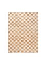 Ferm Living - - Check Wool Jute Rug - - 140 x 200 - Coffee/Natural