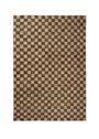 Ferm Living - - Check Wool Jute Rug - - 140 x 200 - Coffee/Natural