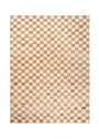 Ferm Living - - Check Wool Jute Rug - - 140 x 200 - Coffee/Natural