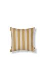 Ferm Living - - Strand Outdoor Cushion Cover - - Dark Lichen/Parchme