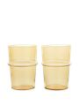 Ferm Living - Stojan na TV - Boya Tall Glasses - Set of 2 - Blush