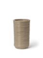 Ferm Living - Vaso - Corduroy Vase - Carob Brown