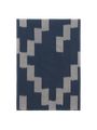 Ferm Living - Asciugamano da tè - Ikat Tea Towel - Ink Blue/Off-white