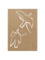 Ferm Living - Torchon - Vuelo Tea Towel - Elm Green/Coffee