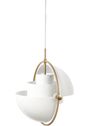 GUBI - Pendel - Multi-Lite Pendant - Base: Brass / Shade: Shiny Brass