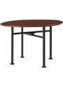 GUBI - Sofabord - Carmel Coffee Table - Black Semi Matt / Pacific Blue