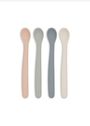 Konges Sløjd - Artigos de jantar para crianças - 4 PACK FEEDING SPOON - Forest Mix