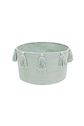 Lorena Canals - Child storage box - Basket Tassels - Soft Blue