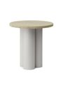 Normann Copenhagen - Side table - Dit Table - Sand - Portoro Gold